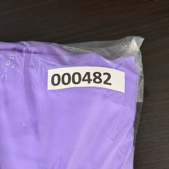 Elhoffer Wrap Dress Womens XL Essential Flutter Midi Cosplay Costume Lavender - Picture 11 of 11